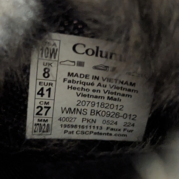 Columbia Women's Minx Shorty IV Winter Boots Black Size 10 Wide NEW - Picture 2 of 14